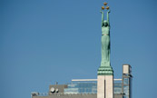La statue de la liberté de Riga