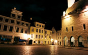 Panorama nocturne de Tallin