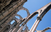 Vestiges d'une cathdrale gothique